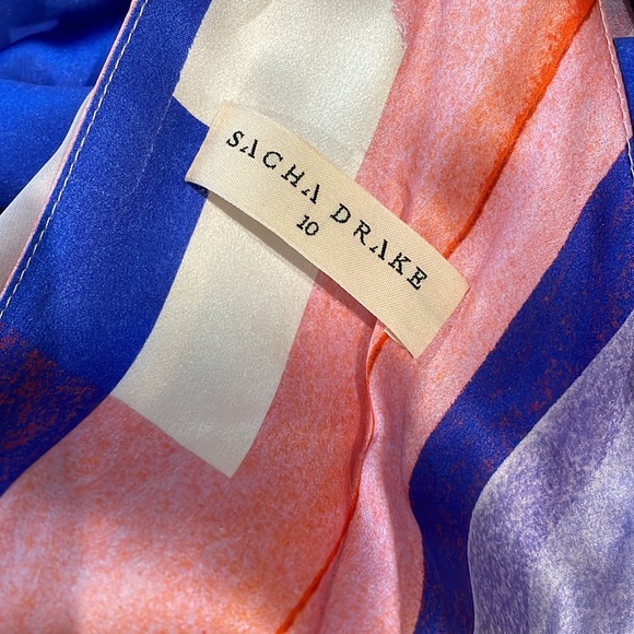 Sasha drake gorgeous silk wrap dress - Picture 5 of 6